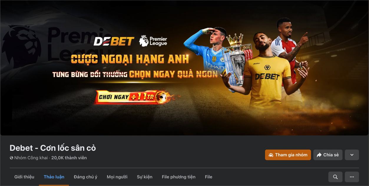 Group FaceBook với hơn 20K thành viên